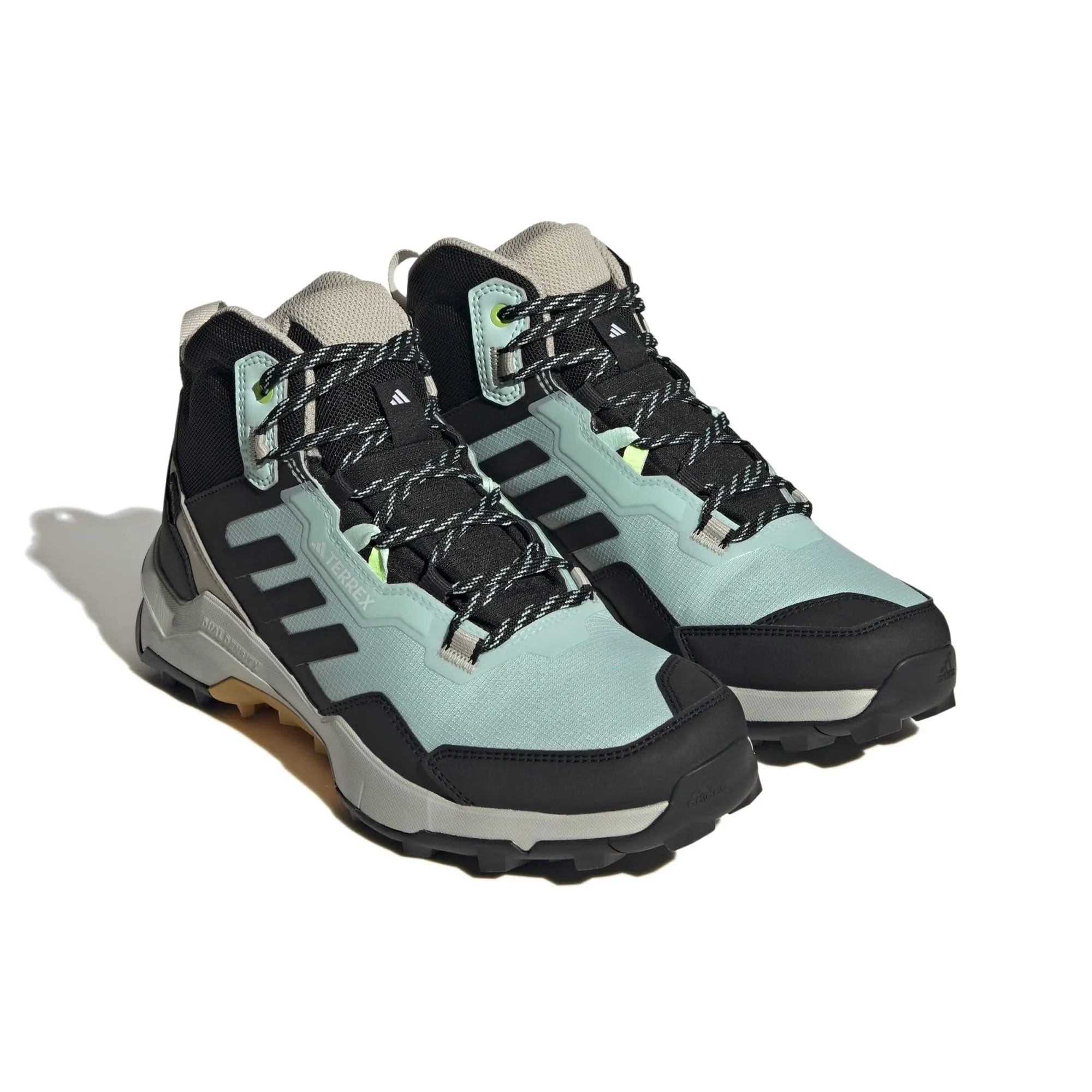 Adidas Outdoor Terrex Ax4 Mid Gore-Tex Hiking Boots, Black/Turquoise