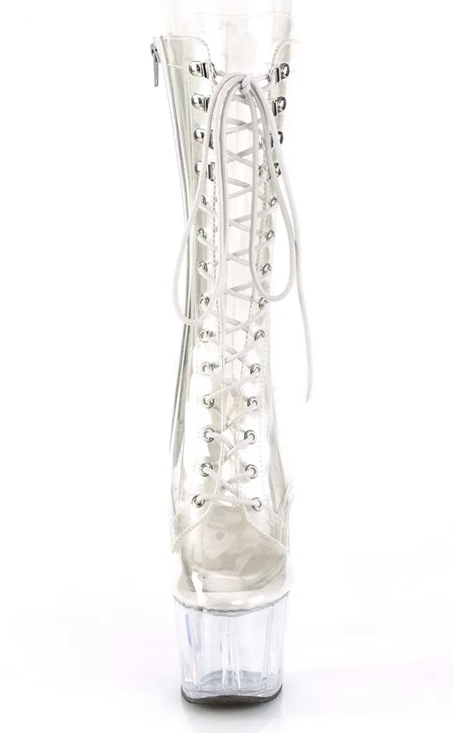 ADORE-1050C Clear Mid-Calf Boots