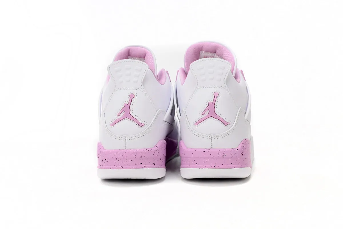 Air Jordan 4 White Pink