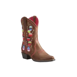 Ariat Girl's Desert Diva Snip Toe Leather Boots