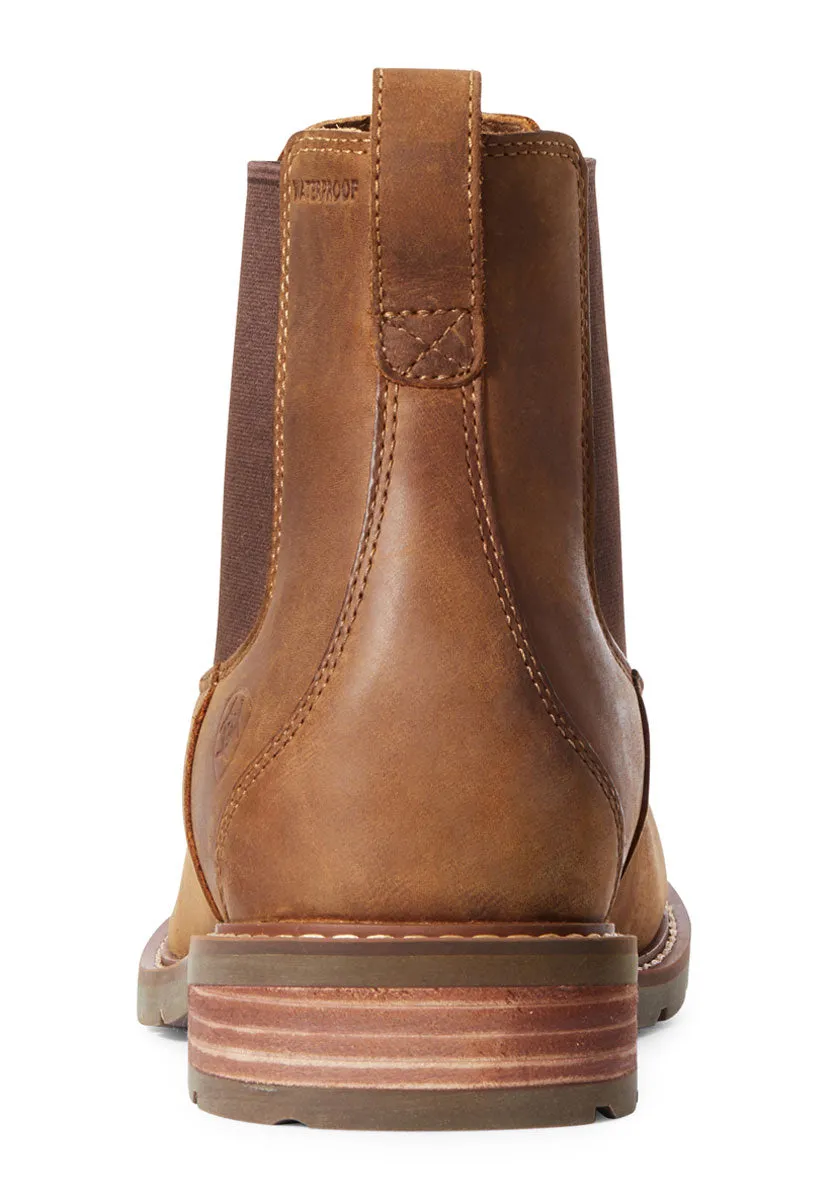 Ariat Men's Wexford Waterproof Chelsea Boots - Weathered Brown