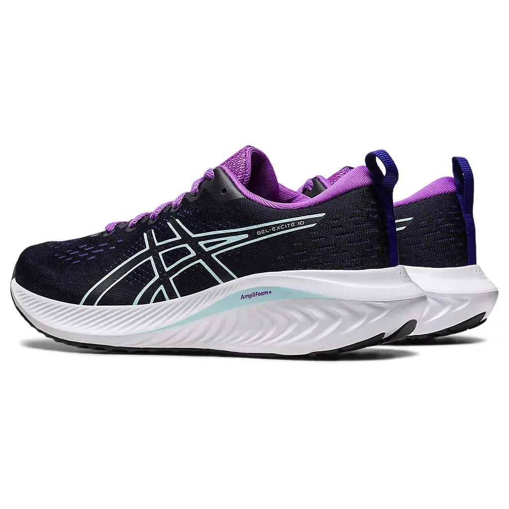 Asics Gel-Excite 10 Women's Running Shoe. Black/Aquamarine