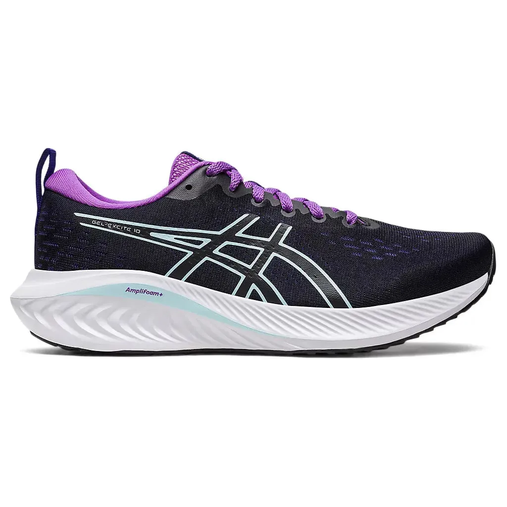 Asics Gel-Excite 10 Women's Running Shoe. Black/Aquamarine