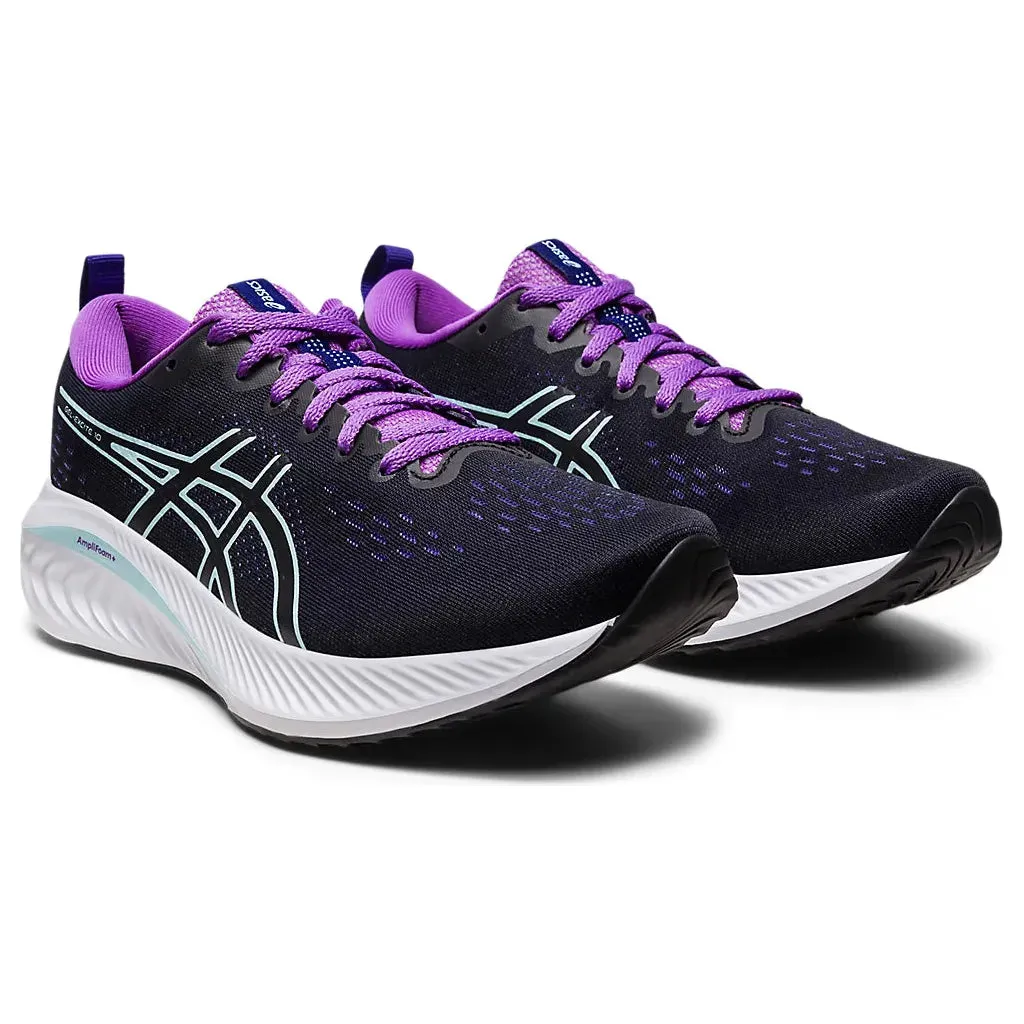 Asics Gel-Excite 10 Women's Running Shoe. Black/Aquamarine