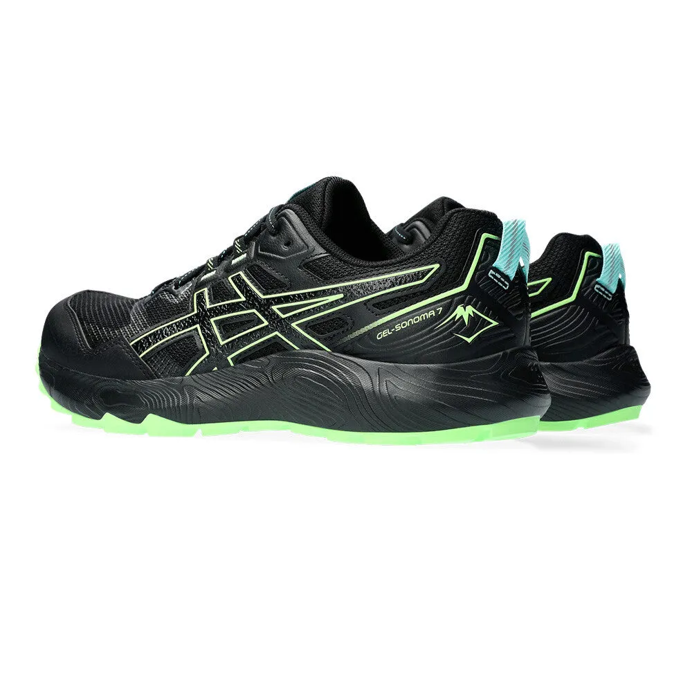 Asics Gel-Sonoma 7 Trail Running Shoes - Black/Green