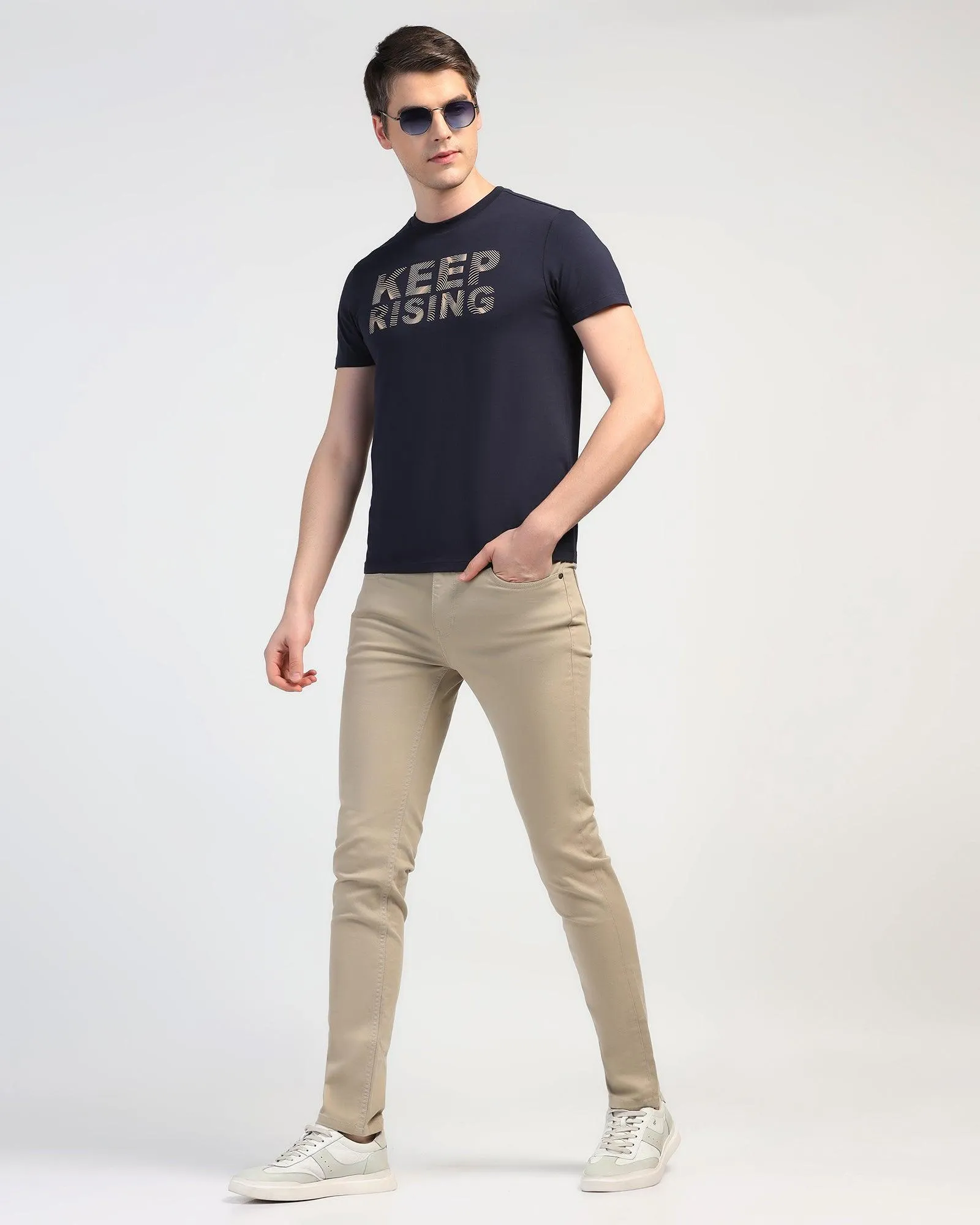 Bleed Zero Slim Yonk Fit Beige Jeans - Rene