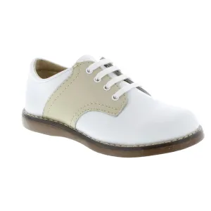 Cheer Saddle Oxford - White/Ecru