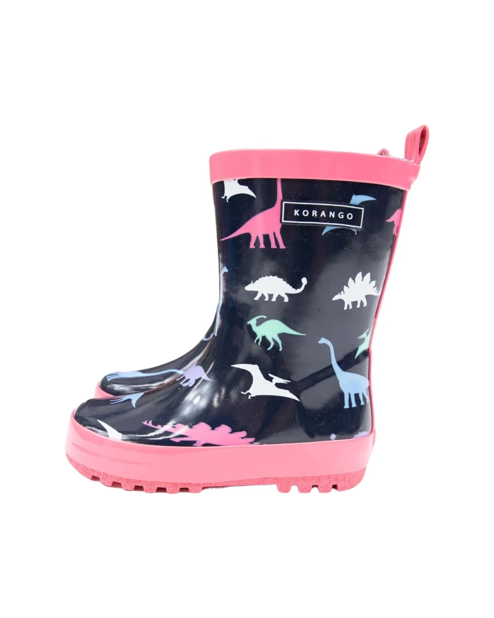 Dino rain boot