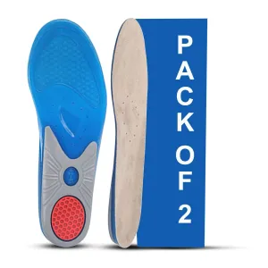 Dr Foot | Insole for Shoes Men | Arch Support for Flat Feet | Flat Feet Arch Support Insole | Shoe Insole | Gel Insoles for Men | Heavy Duty Support Insole | Shock Absorption | Small | 2 Pair