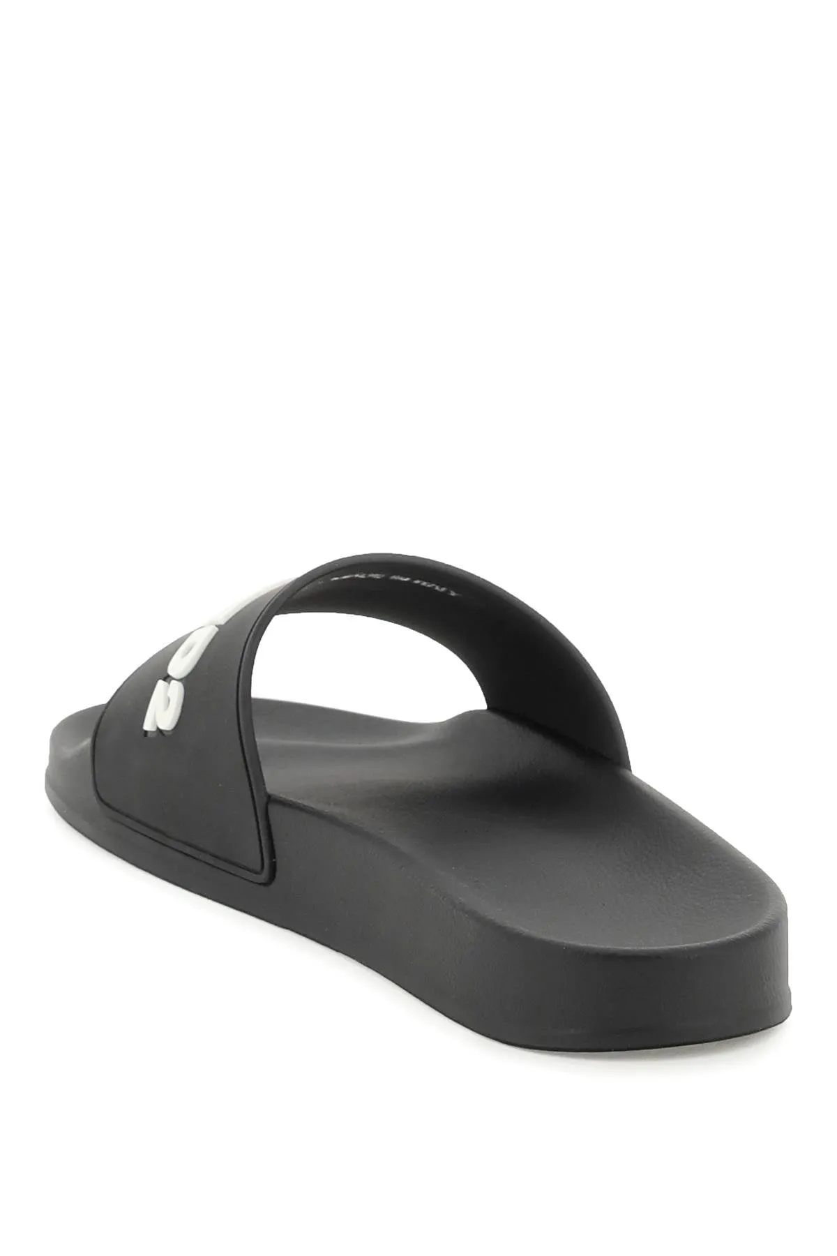 Dsquared2 logo rubber slides