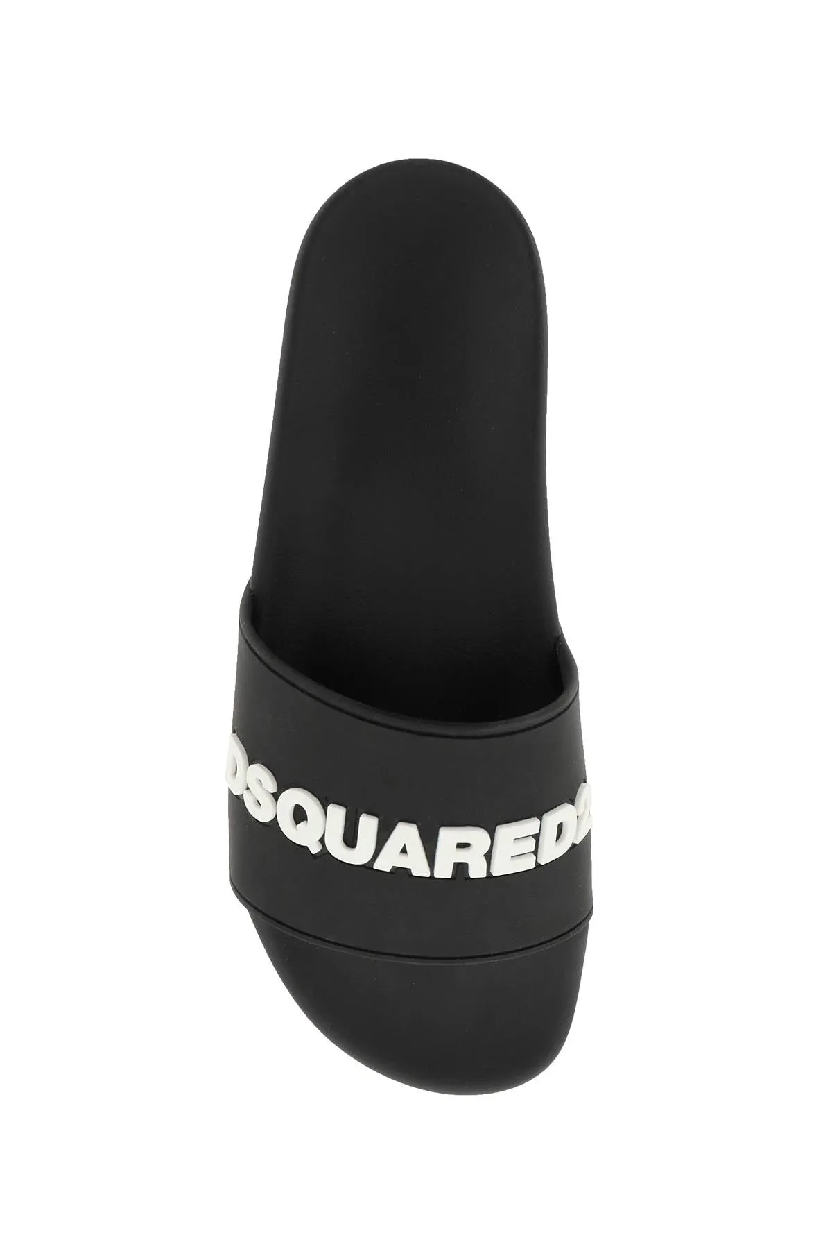 Dsquared2 logo rubber slides