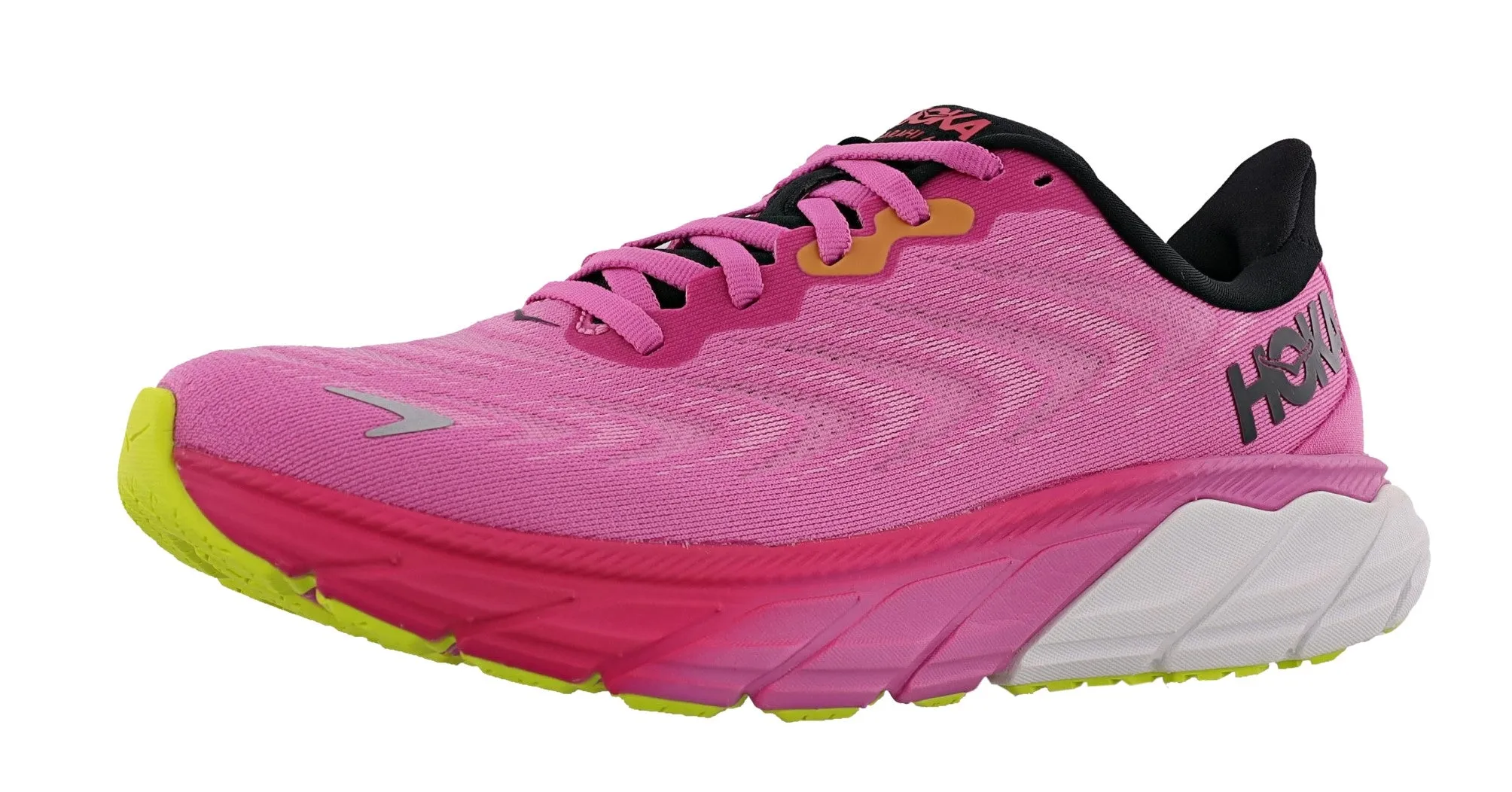 Hoka Arahi 6 Women's Cushioned Running Shoes for Flat Feet