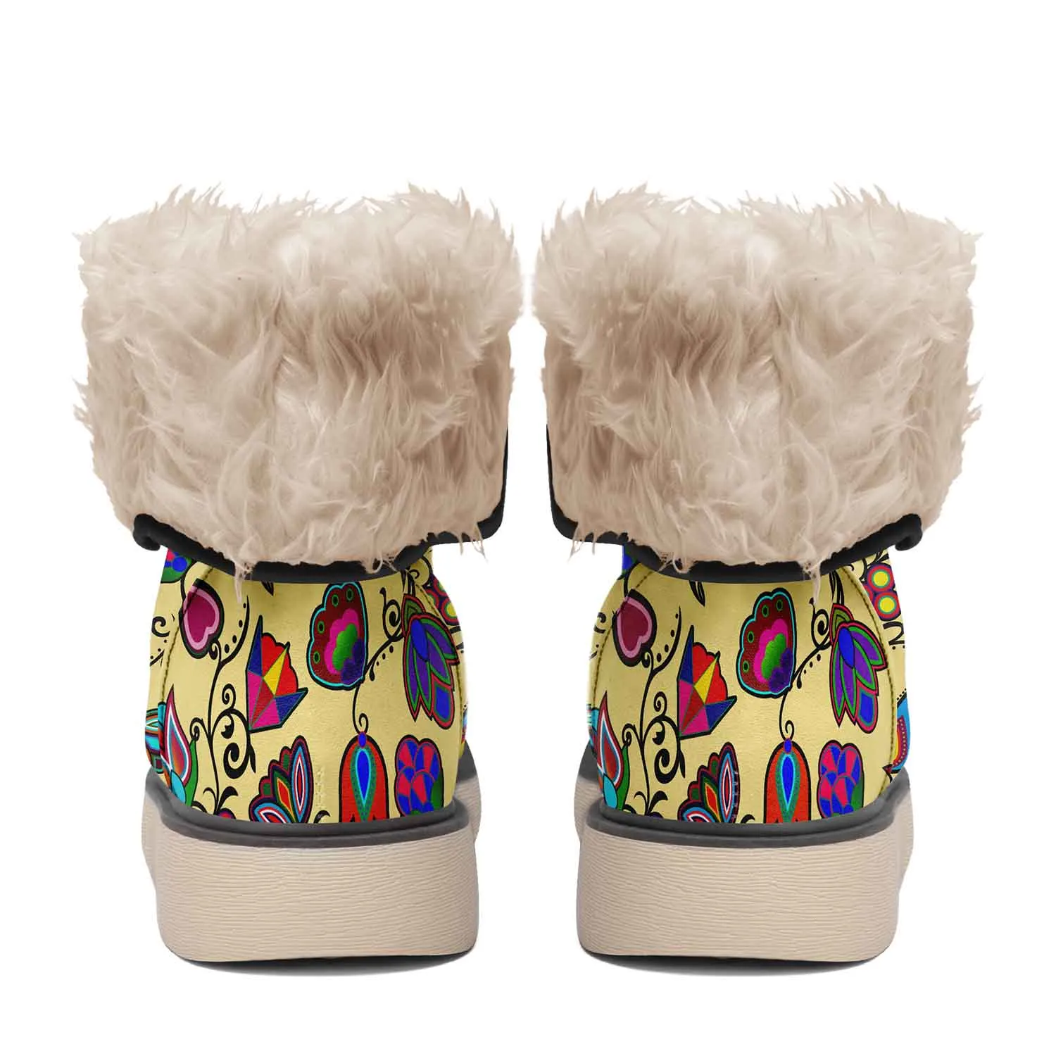 Indigenous Paisley Vanilla Polar Winter Boots