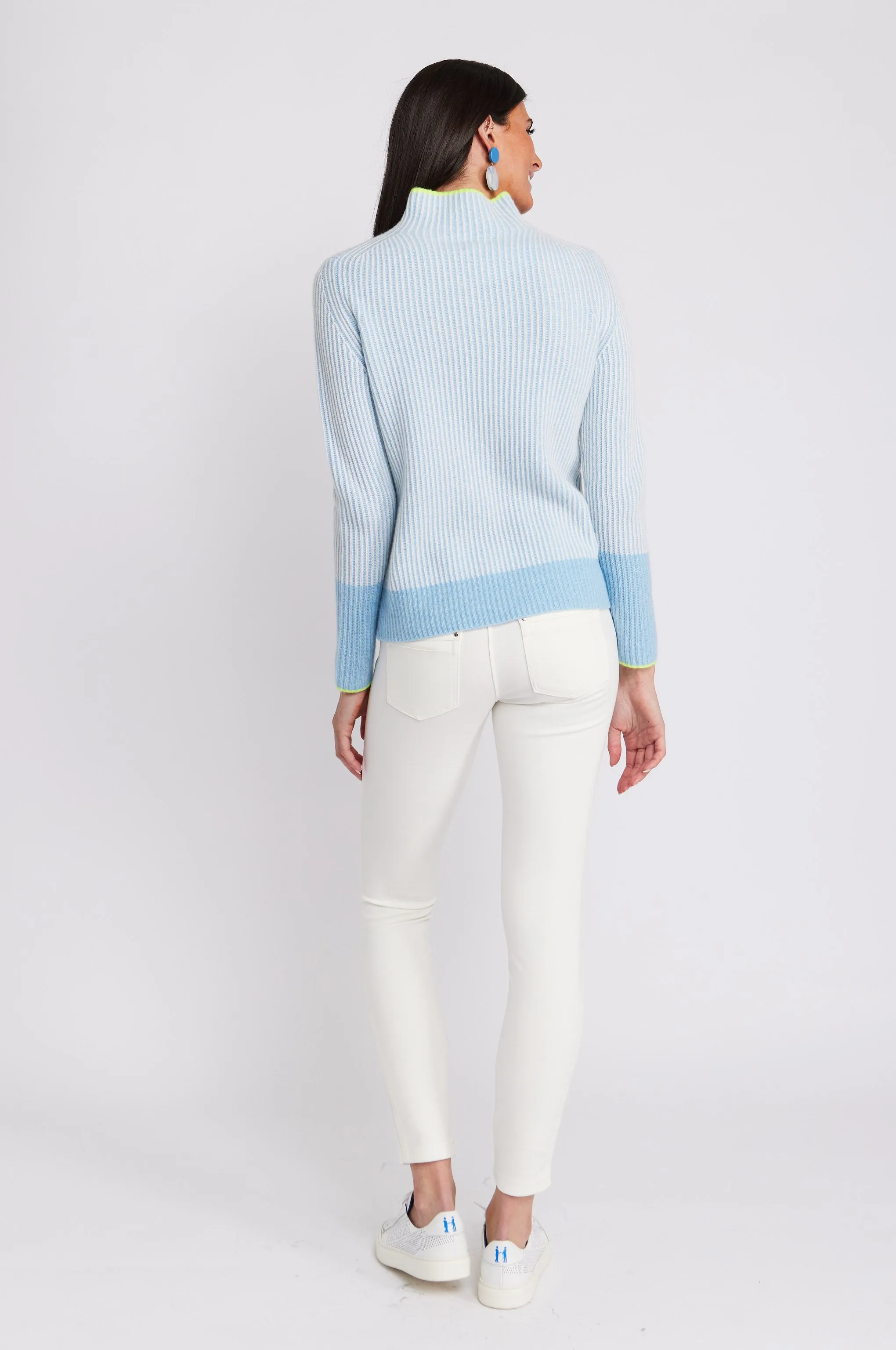 Plaited Funnel Sweater - Reef