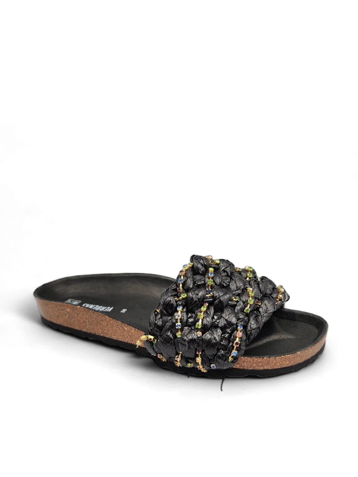 Reiko Breezy Raffia Slide Sandal