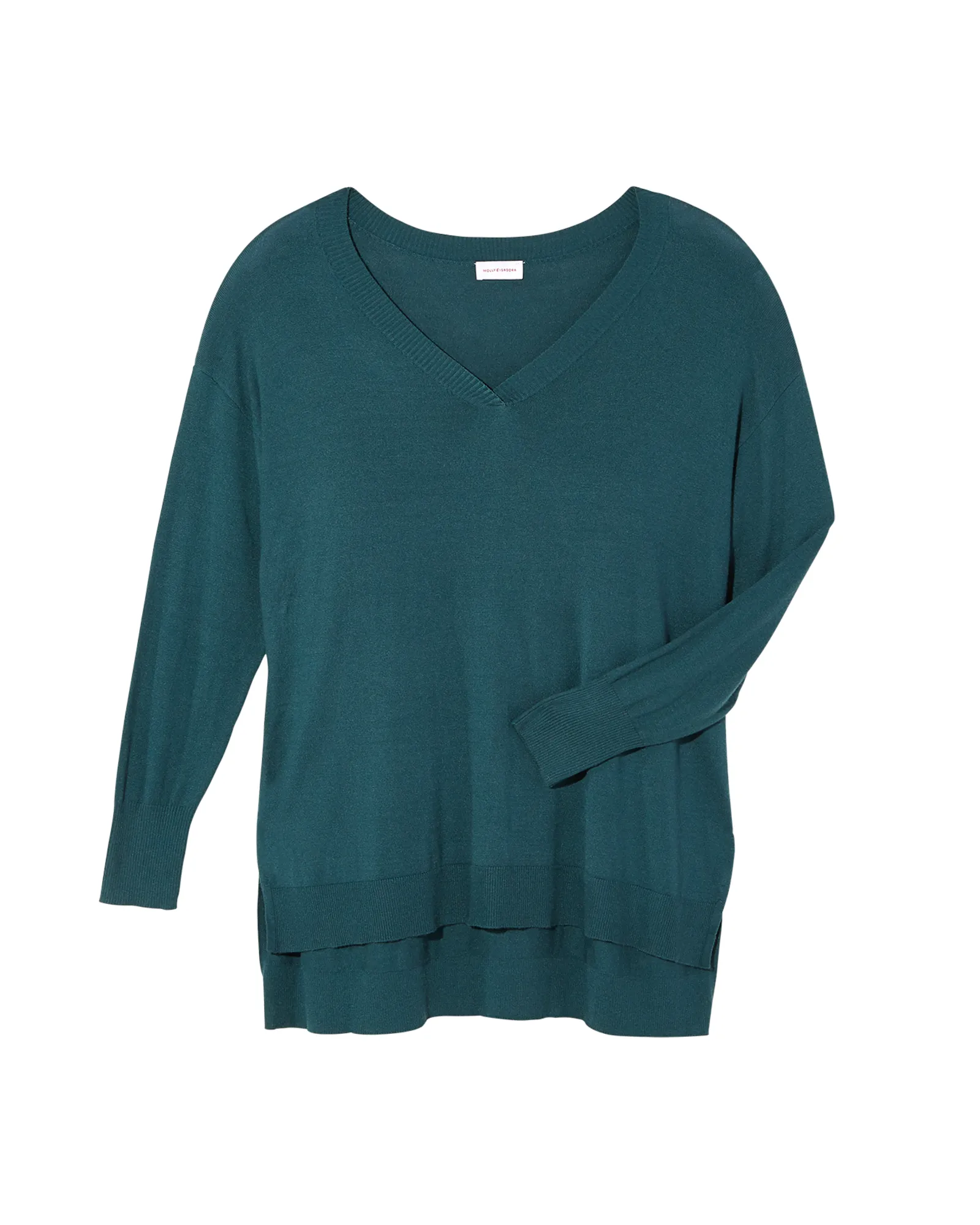 Robyn Long Sleeve High-Low Tunic | Teal