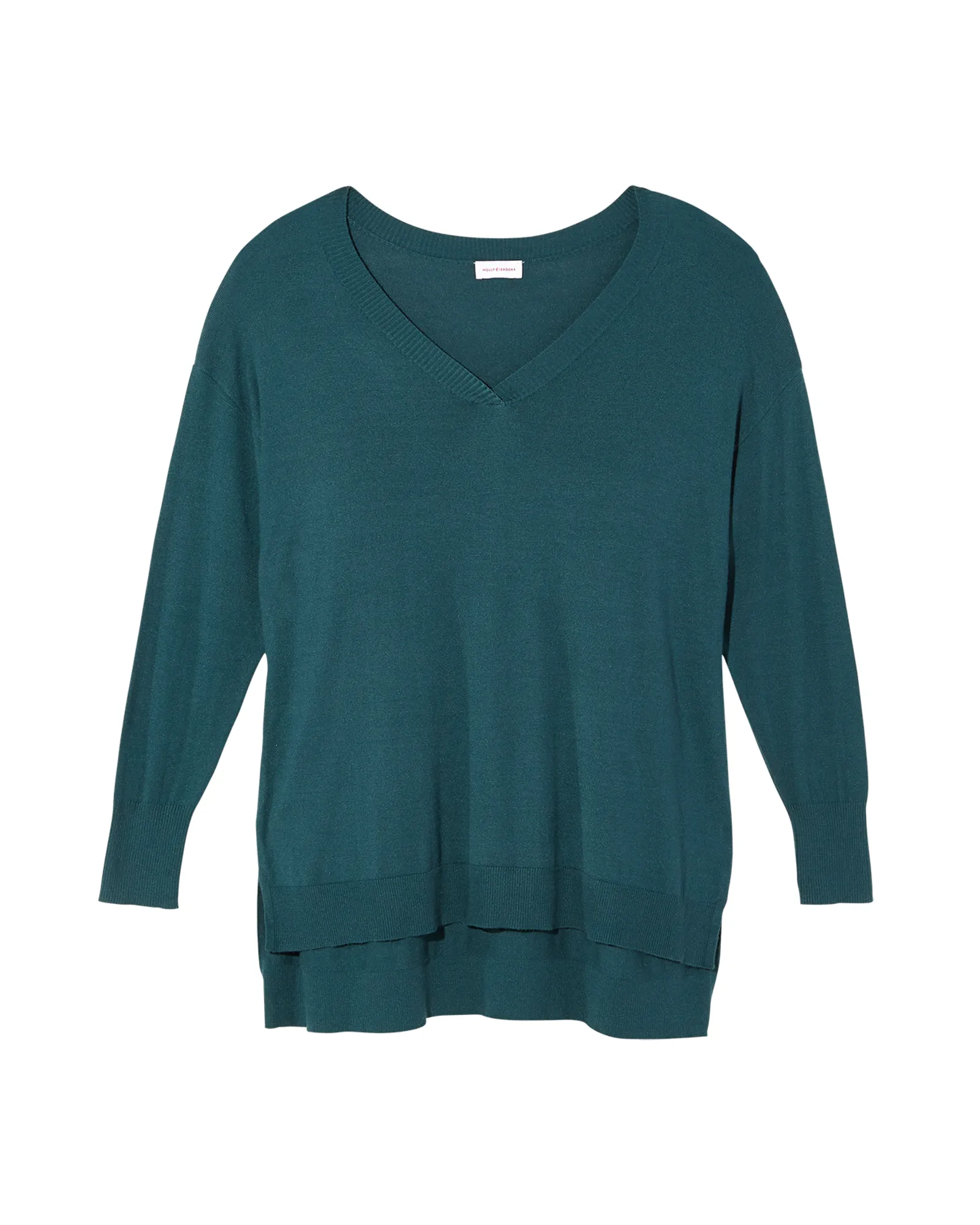 Robyn Long Sleeve High-Low Tunic | Teal