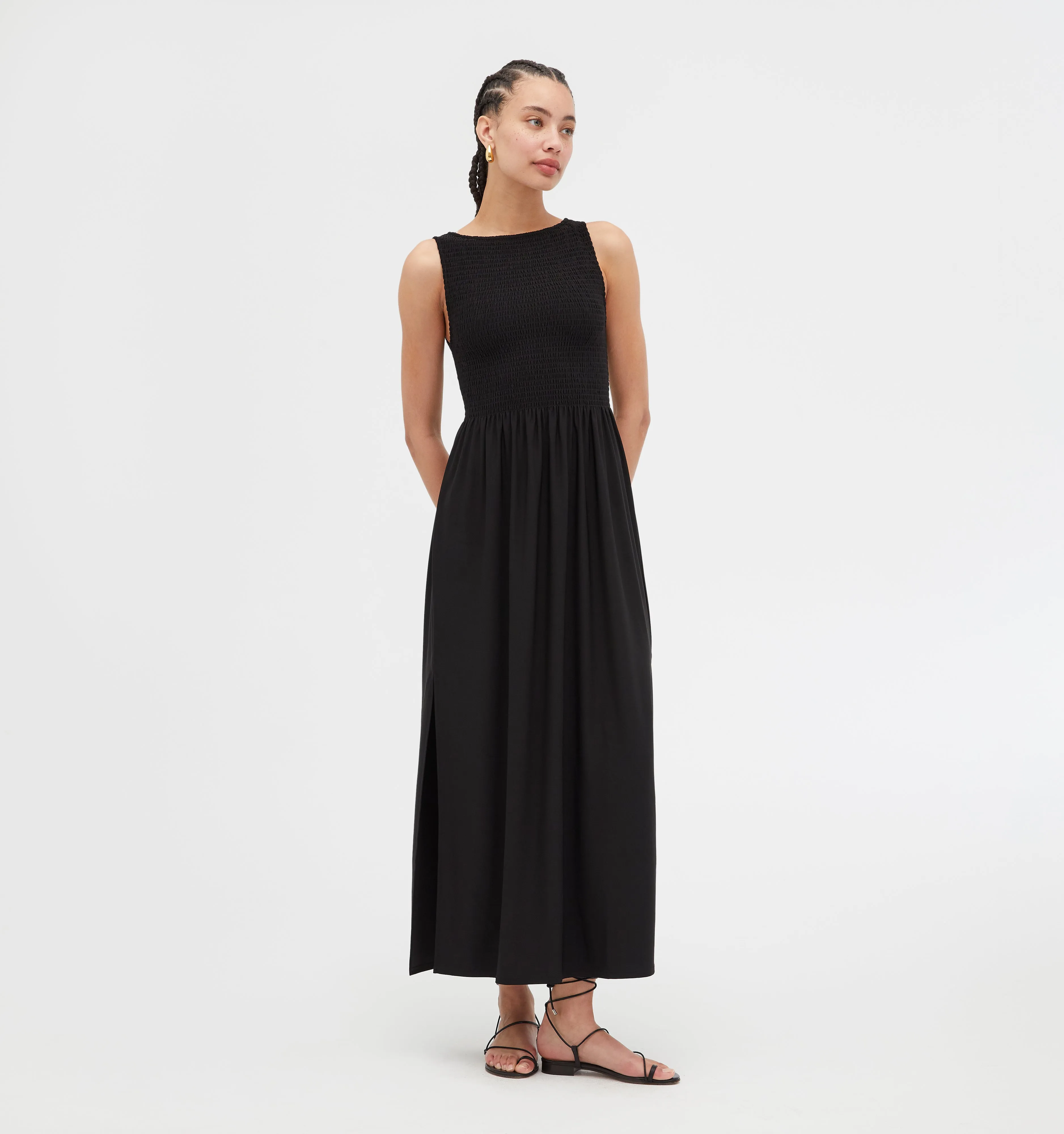 The Cosima Nap Dress - Black Jersey