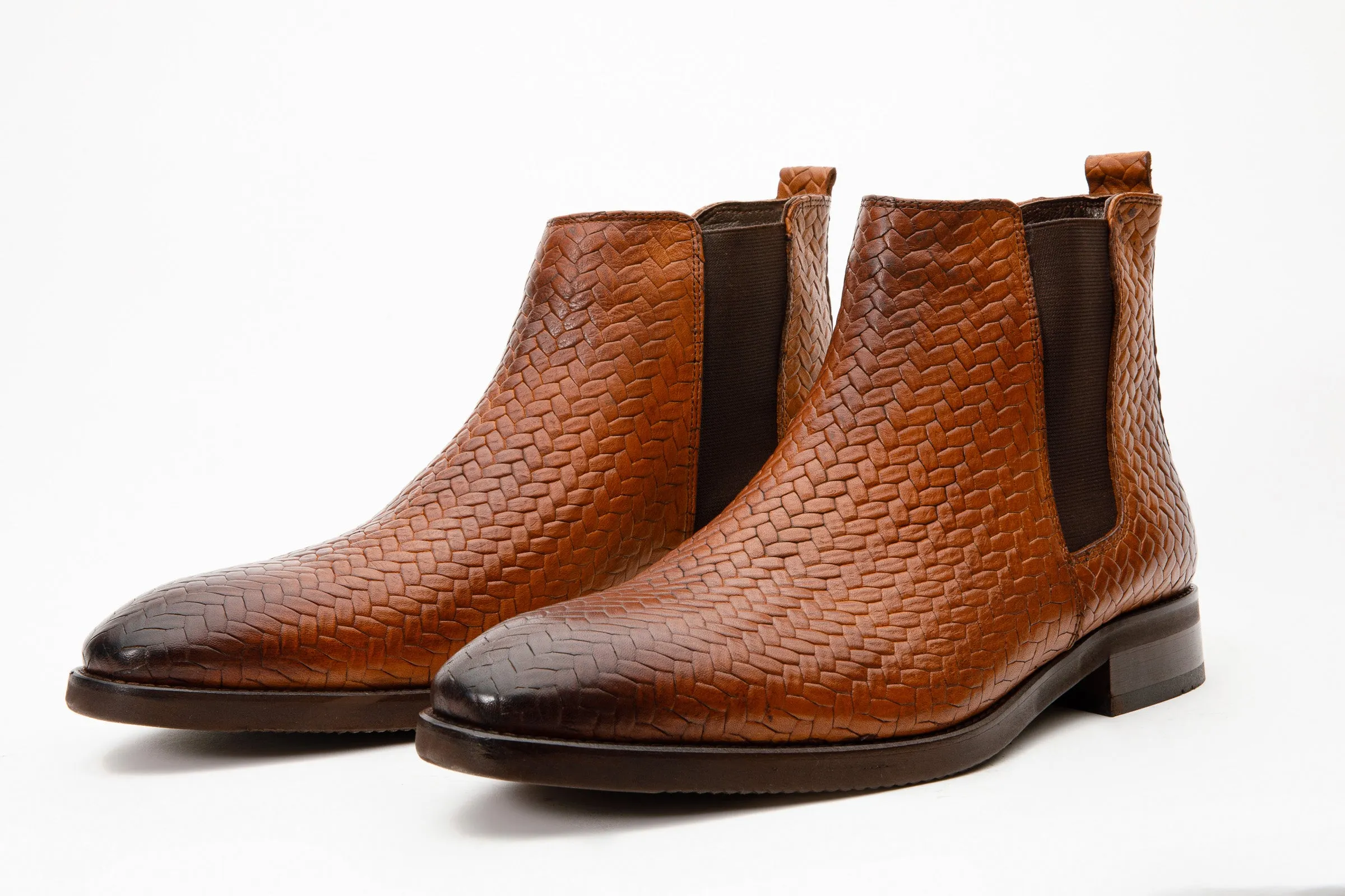 The Oslo Tan Leather Chelsea Men Boot