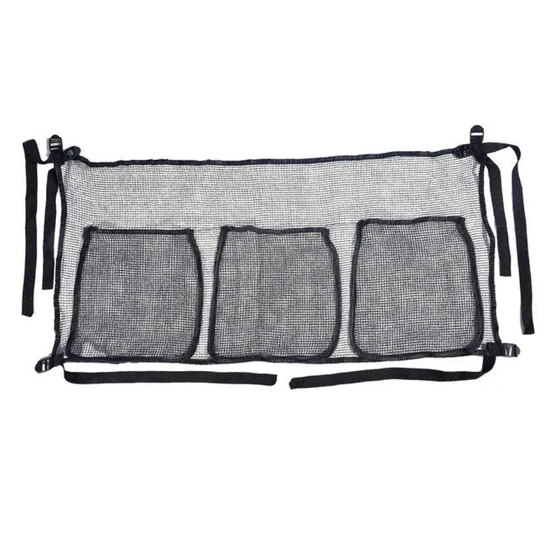 Trampoline Storage Mesh Bag with 4 Straps Toys Shoes Organizer Wall Decoration Storage Bag for Trampoline Accessories