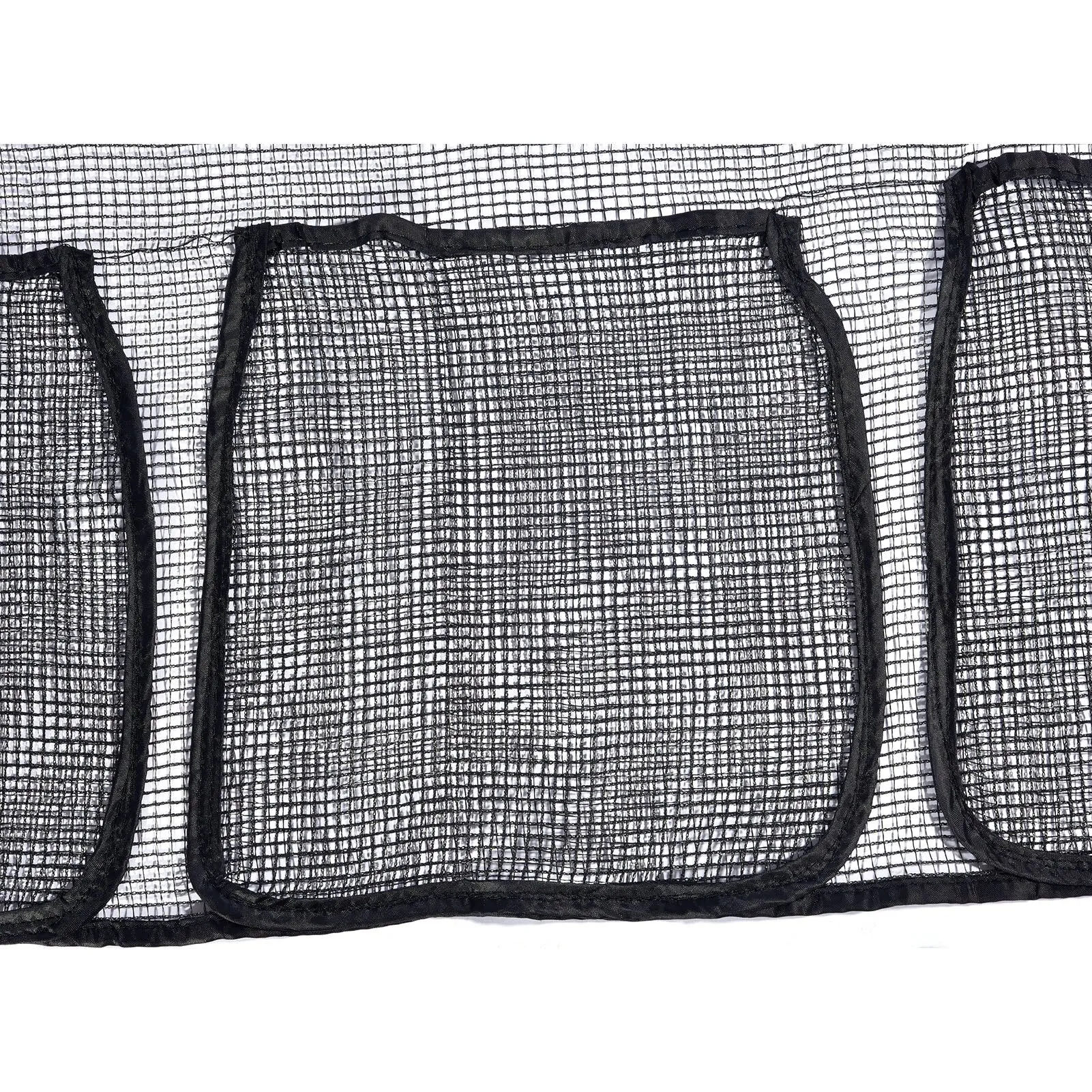 Trampoline Storage Mesh Bag with 4 Straps Toys Shoes Organizer Wall Decoration Storage Bag for Trampoline Accessories