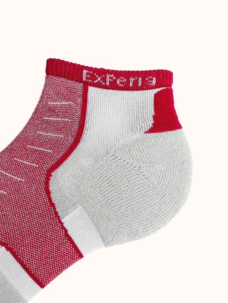 Unisex Padded Low-Cut Fitness Socks