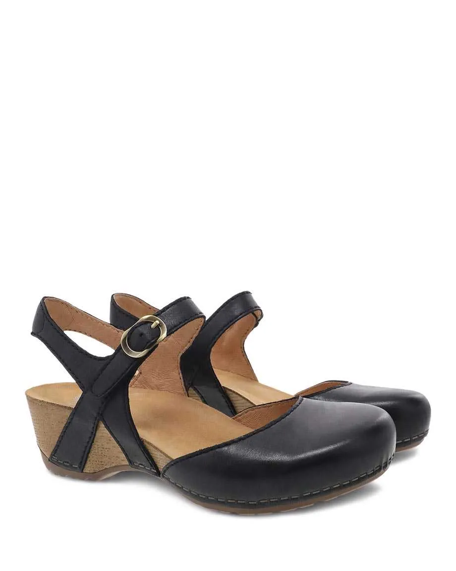 Women's Dansko Tiffani Color: Black Milled Burnished