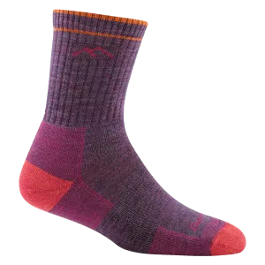 Women's Hiker Micro Crew Midweight Hiking Sock - Plum Heather