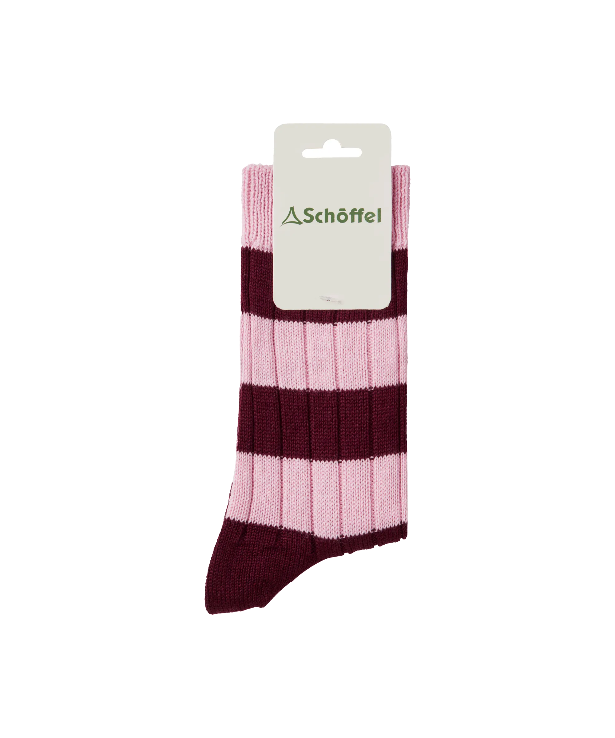 Women's Hilton Rugby Socks - Wine