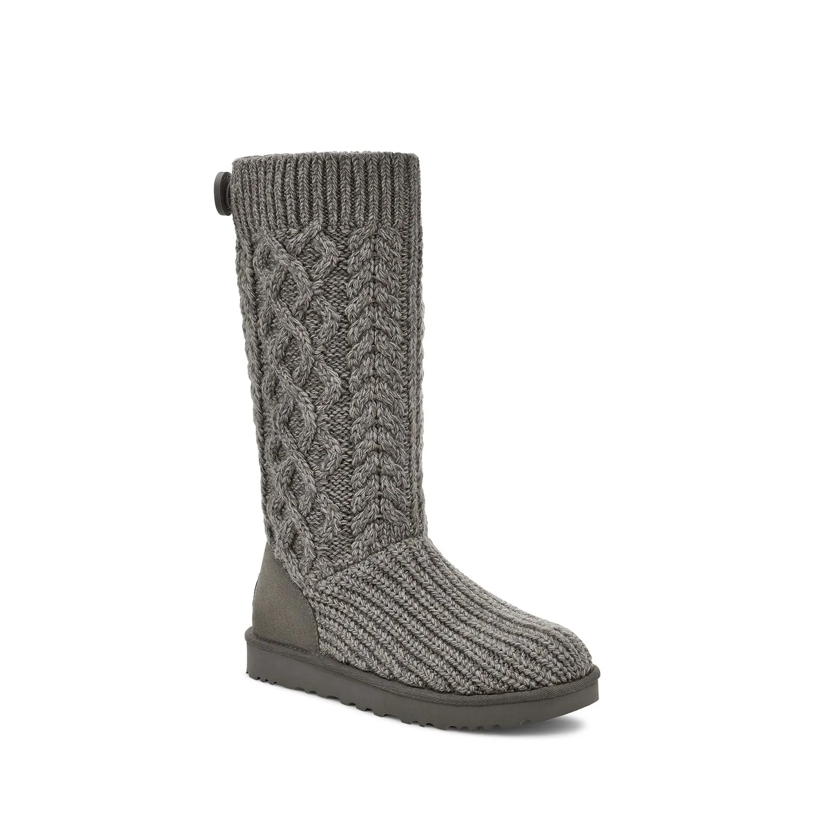 Women's Shoes UGG CLASSIC CARDI CABLED KNIT Boots 1146010 GREY