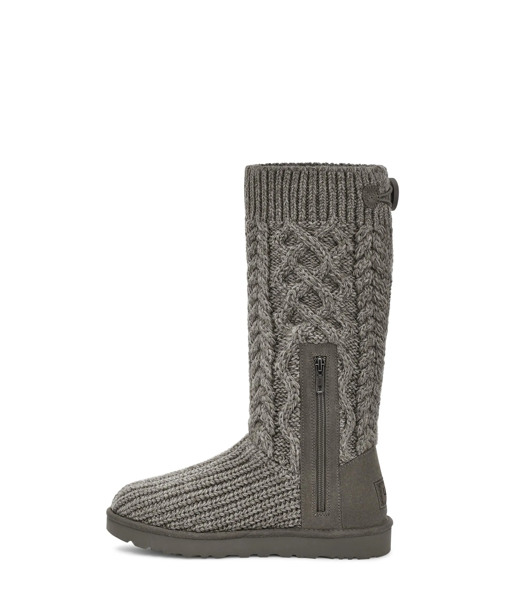 Women's Shoes UGG CLASSIC CARDI CABLED KNIT Boots 1146010 GREY